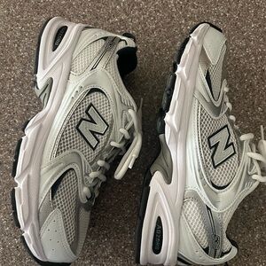 New Balance 530 Athletic Sneakers in White and Navy